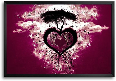 74% OFF on Cute Love Fp00003777 Framed Photographic Paper