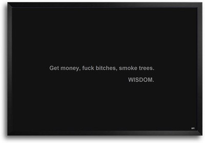 74% OFF on Wisdom Quote Fp00003742 Framed Photographic Paper