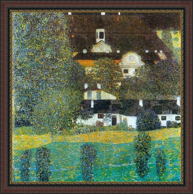 Castle Chamber At Attersee Ii By Klimt - ArtsNyou Printed Paintings Canvas Art