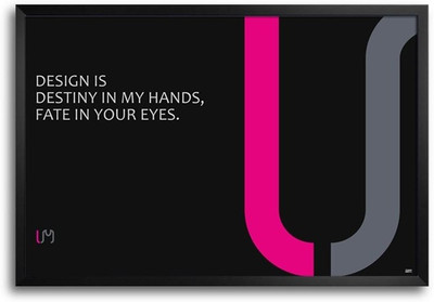 74% OFF on Typography Design Fp00003545 Framed Photographic Paper