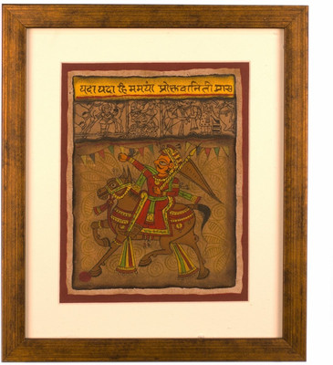 10% OFF on Royal Soldier Phad Canvas Art