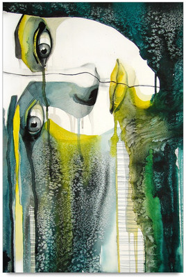 77% OFF on Amy Watercolor Lady Portrait 3D Poster