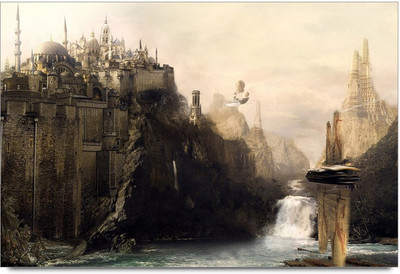 34% OFF on Fantasy Castle Paper Print