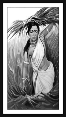 37% OFF on Working Lady Painting Fine Art Print