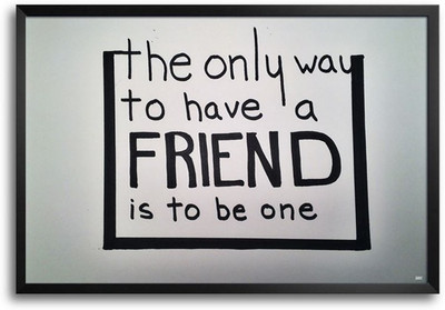 74% OFF on Friend Quote Fp00004014 Framed Photographic Paper 74% OFF on Friend Quote Fp00004014 Framed Photographic Paper