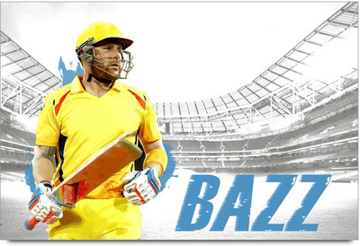 53% OFF on Brendon Mccullum Bazz Superking Laminated Poster Paper Print