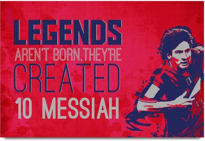 53% OFF on Shopmantra Lionel Messiah Art Footballer Poster Paper Print