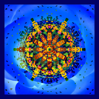 50% OFF on Rose Kaleidoscope Paper Print