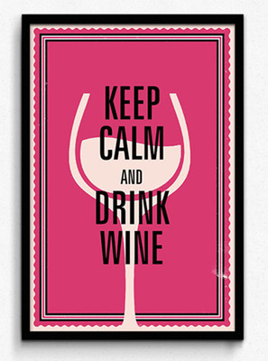 29% OFF on Seven Rays keep Calm and Drink Wine Framed (Small) 29% OFF on Seven Rays keep Calm and Drink Wine Framed (Small)