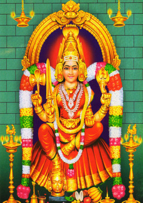 62% OFF on Painting without Frame - Religious 'Jai Maa Saraswati