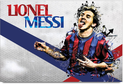53% OFF on Shopmantra Lionel Messi Barcelona Poster Paper Print