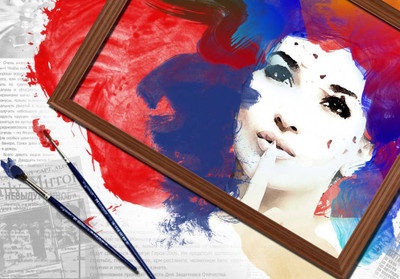 44% OFF on Painter Fine Art Print