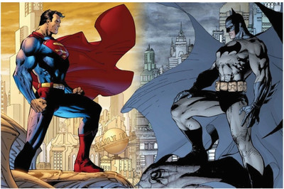 75% OFF on Artmagik Superman & Batman Poster Fine Art Print 75% OFF on Artmagik Superman & Batman Poster Fine Art Print