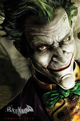 60% OFF on Arkham city joker Fine Art Print