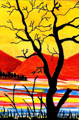 80% OFF on Holicshop Nature Painting Without Frame Canvas Art