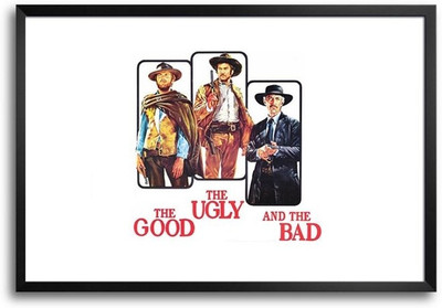 53% OFF on Good The Bad And The Ugly Fp00004278 Framed Photographic Paper