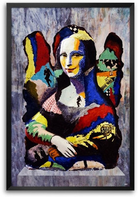 53% OFF on Mona Lisa Colourful Fp00004692 Framed Photographic Paper