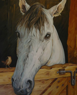 80% OFF on Holicshop Horse Canvas Pianting without Frame Canvas Art