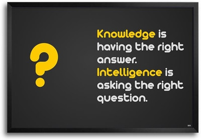 74% OFF on Intelligence Quotes Fp00004286 Framed Photographic Paper