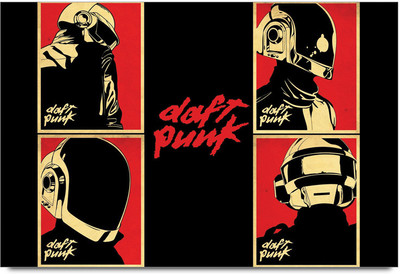 53% OFF on Daft Punk Poster Paper Print
