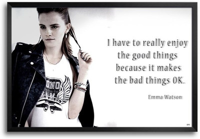 74% OFF on Emma Watson Fp00003790 Framed Photographic Paper