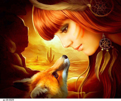 65% OFF on Painting Without Frame - Girl In Forest 4019 Canvas Art 65% OFF on Painting Without Frame - Girl In Forest 4019 Canvas Art