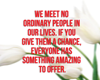 55% OFF on Everyone Is Amazing Quote Paper Print