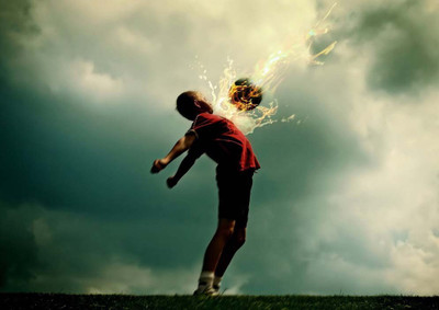 44% OFF on Football Fine Art Print