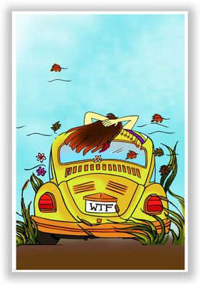 27% OFF on PosterGuy WTF- the three magical letters Poster Paper Print