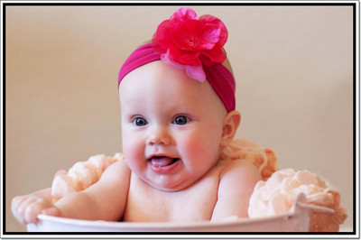 50% OFF on Cutest Baby Girl Poster Paper Print