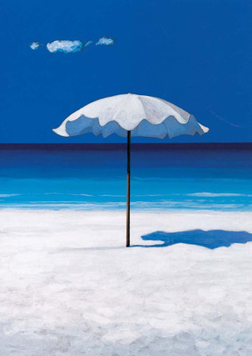 Beach Umbrella Paper Print Beach Umbrella Paper Print