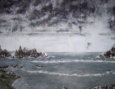 80% OFF on Holicshop White & Black Canvas Pianting Without Frame Canvas Art