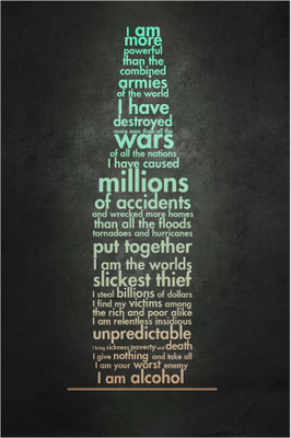 37% OFF on Spoilt - I Am Alcohol Paper Print 37% OFF on Spoilt - I Am Alcohol Paper Print