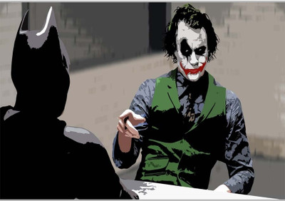 37% OFF on Awesome Joker Poster (18 x 12 Inches) by Shopkeeda Paper Print