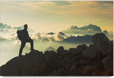 75% OFF on Amy Man Climbing on a Mountain with a Positive Aim to Reach 3D Poster 75% OFF on Amy Man Climbing on a Mountain with a Positive Aim to Reach 3D Poster