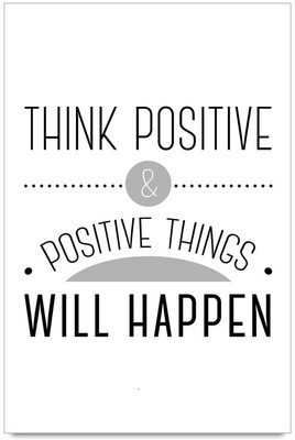 58% OFF on Think Positive Poster Paper Print 58% OFF on Think Positive Poster Paper Print