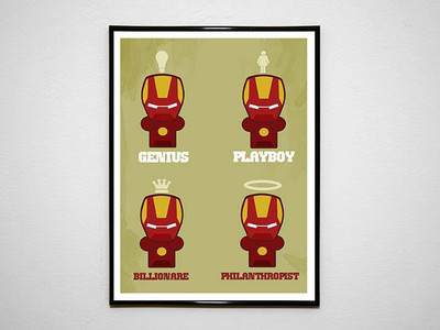 33% OFF on Iron Man Fine Art Print