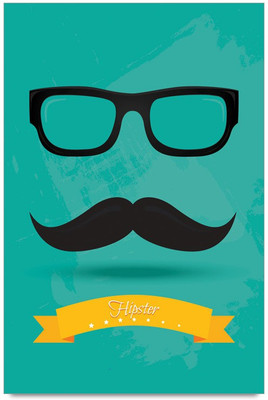 53% OFF on Hipster Glasses & Moustache Laminated Poster Paper Print 53% OFF on Hipster Glasses & Moustache Laminated Poster Paper Print
