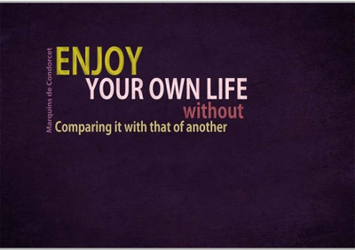37% OFF on Enjoy Your Own LifePoster (18 x 12 Inches) by Shopkeeda Paper Print