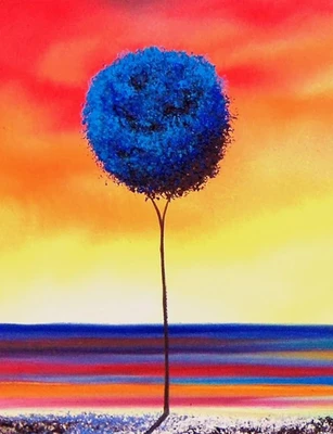 70% OFF on Canvas Painting Without Frame - Tree Canvas Art