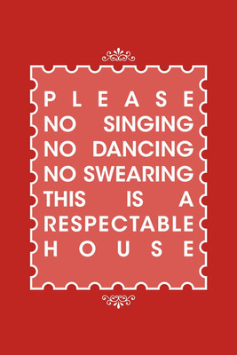6% OFF on This is a Respectable House Paper Print 6% OFF on This is a Respectable House Paper Print
