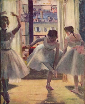 Three Dancers in a Practice Room Large by Degas Three Dancers in a Practice Room Large by Degas