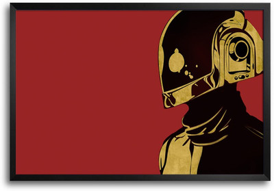 46% OFF on ShopMantra Daft Punk Helmet Minimal Laminated Frame Poster Paper Print
