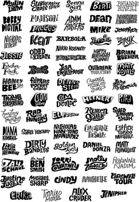 46% OFF on Names Fine Art Print