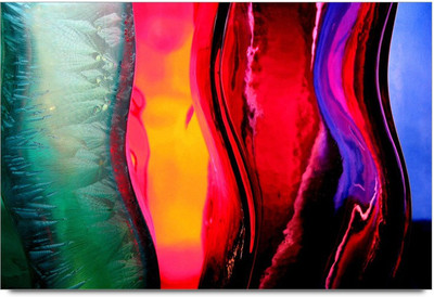 53% OFF on Bright Linear Modern Art Laminated Poster Paper Print