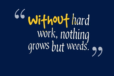 70% OFF on Without Hard Working Poster131914 Photographic Paper