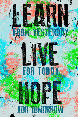 6% OFF on Learn - Live - Hope Paper Print