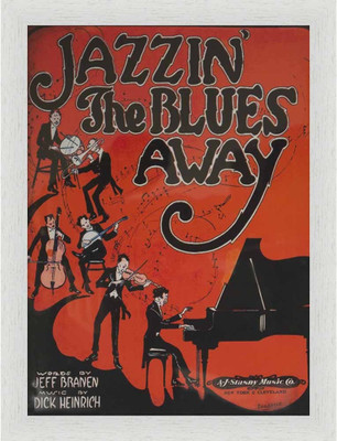 50% OFF on Jazzing the Blues away Framed Poster Fine Art Print