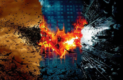 53% OFF on Da Vinci Posters Dark Knight Trilogy Symbol Poster Fine Art Print