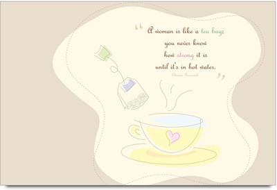 62% OFF on Quote On Woman Paper Print